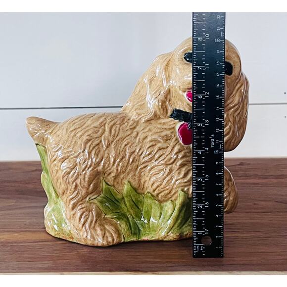 Cocker Spaniel Puppy Dog Figurine Ceramic Hand-painted by MAB 1981 - Picture 7 of 11